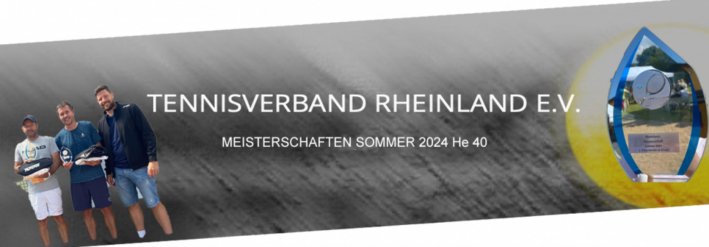 Sieger Herren 40 TVR Rheinlandmeisterschaften Sommer 2024